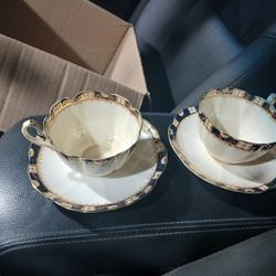  Vintage Court China Tea Set WLL  Floral  1920'S, 4 Piece