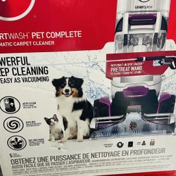 Hoover SmartWash Pet, Complete Automatic Upright Carpet Washer, for Carpet and Upholstery, Eliminates Pet Stains and Odors, Pretreat Wand, FH53010
