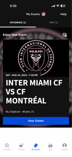 Inter Miami CF vs CF Montréal Tickets