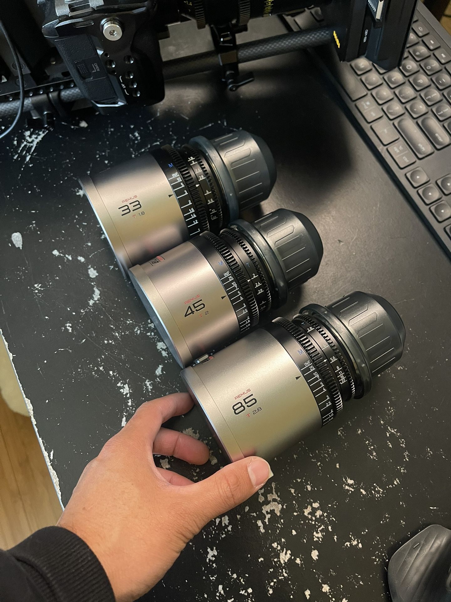 BLAZAR LENS Remus 33mm/ 45mm/ 85mm 1.5x Full Frame Silver Flare Anamorphic