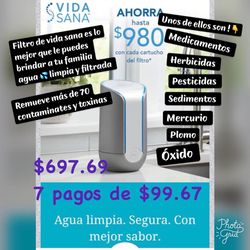 Buenos días! 😃 les presento el Filtro De Vida Sana cuantas personas están listas para tomar agua limpia y purificada porque yo Siiiiiii!! 🙌 😁👌 yo le