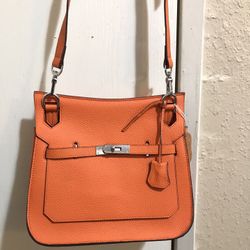Real Soft Leather Shoulder/Crossbody Bag $125