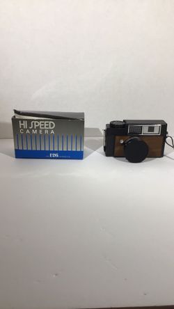 Vintage Hi Speed126 CartridgeFilm Camera with Original Box