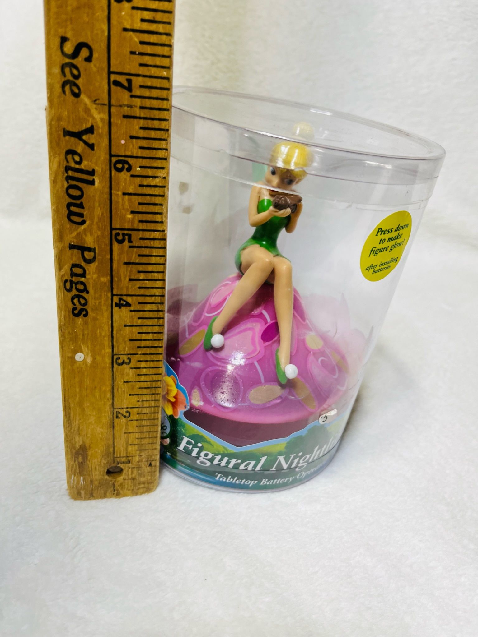 2000s Disney Fairies Tinkerbell Figural Nightlight