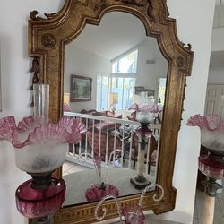 Antique Rococo Mirror