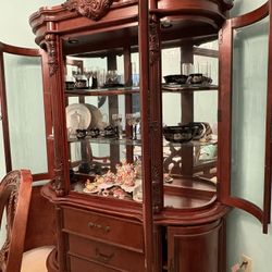 China Cabinet Hutch 
