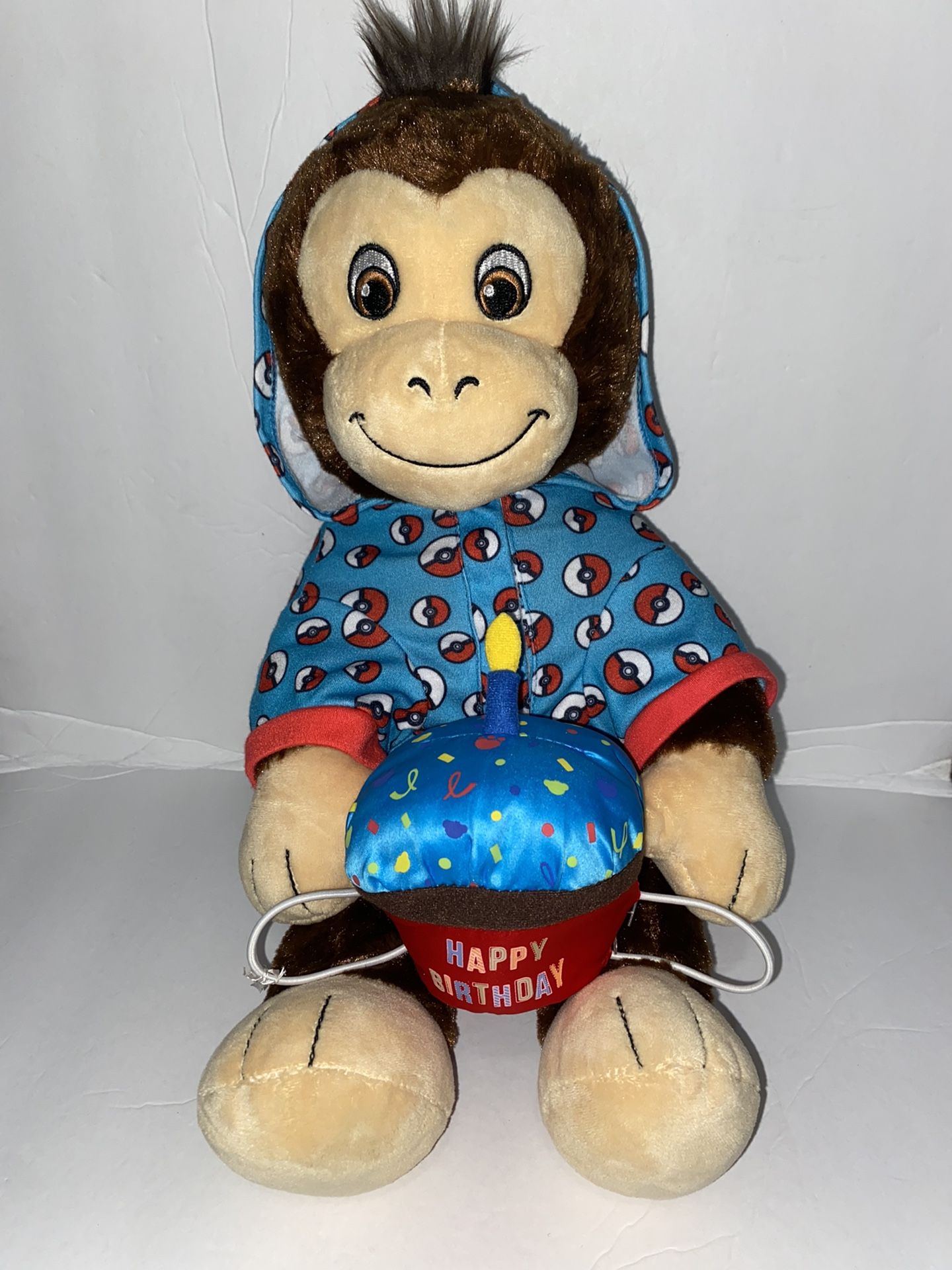 Build A Bear workshop Brown Smiley monkey