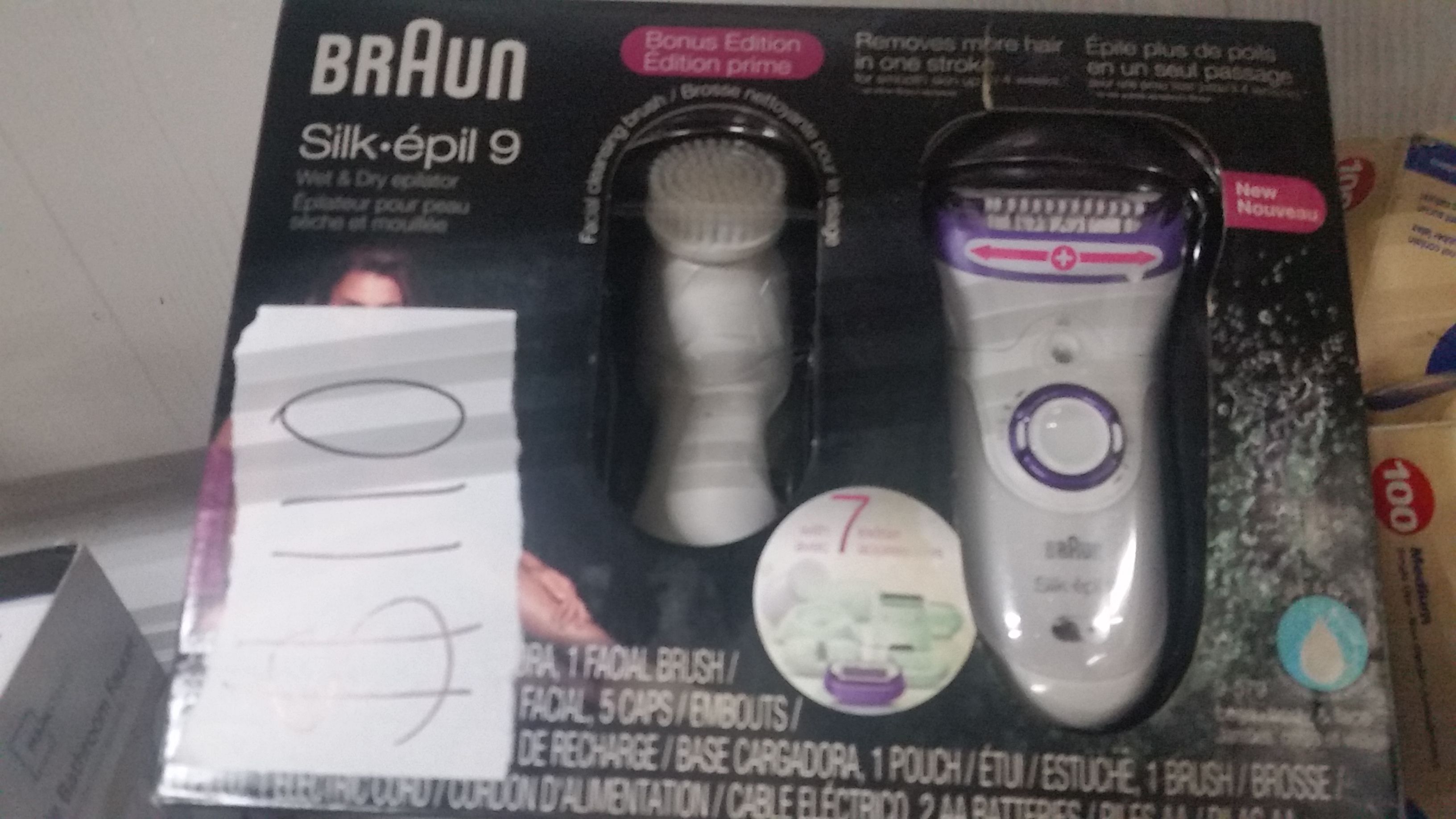 Brand new braun hair remover