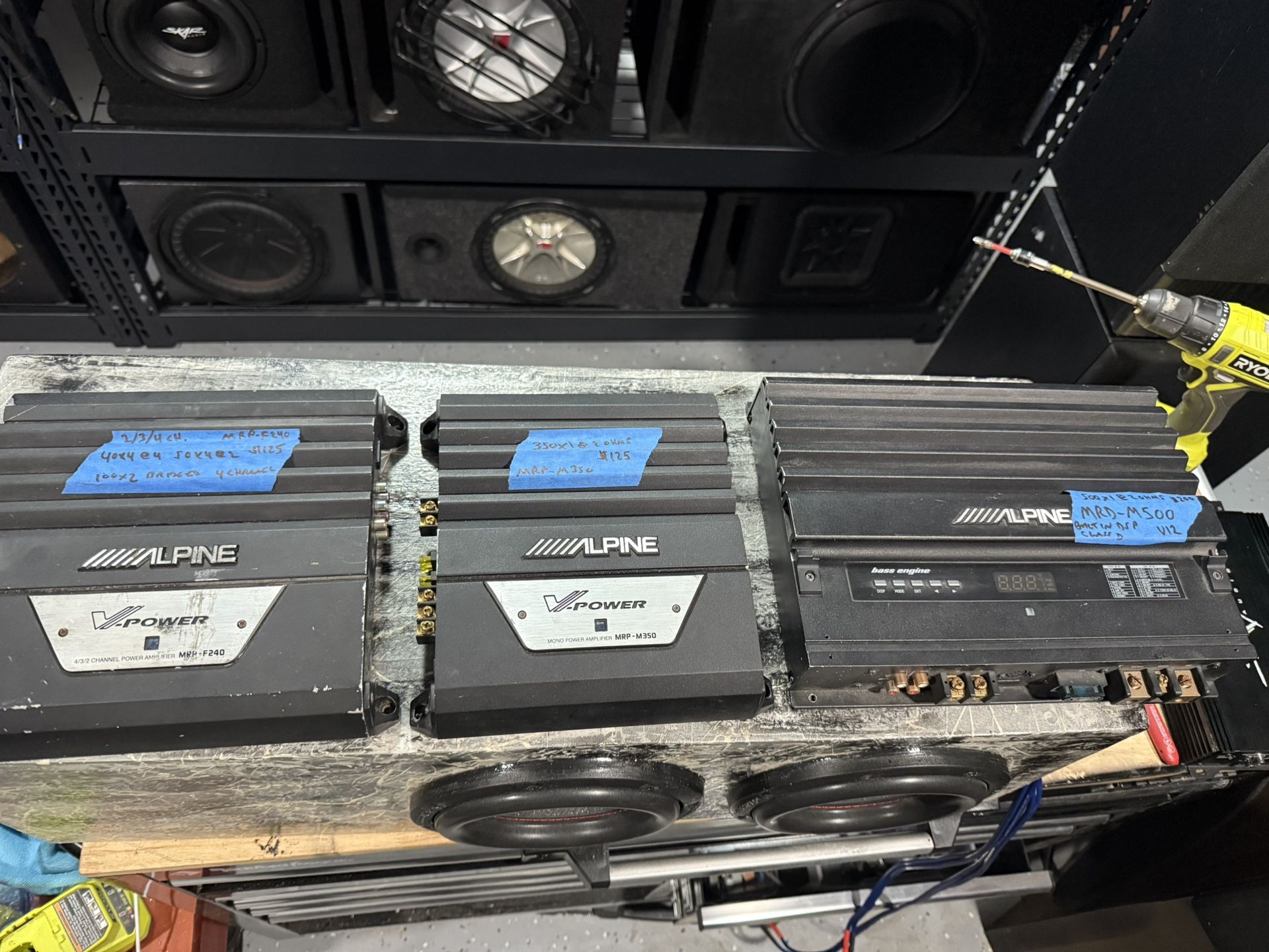 Early 2000’s Alpine Amplifiers 