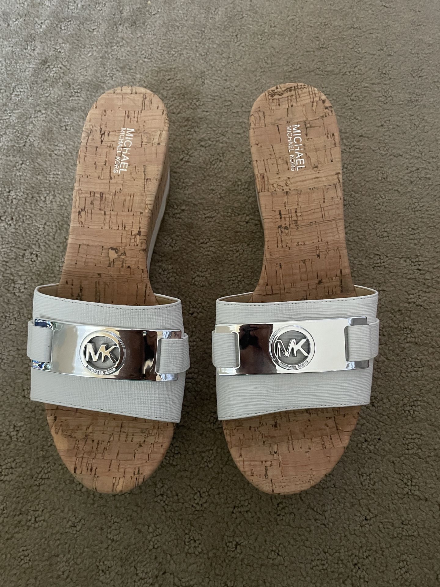 Michael Kors Women’s Warren Platform Sandals. Leather,l