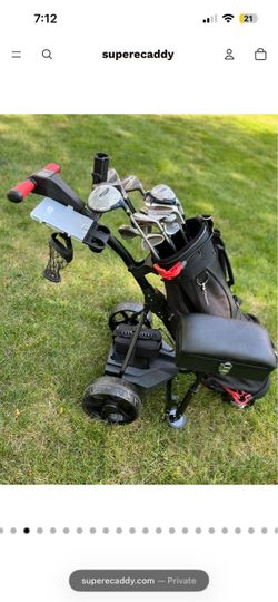 SupereCaddy Electric Golf Push Cart