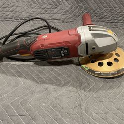 Chicago Electric 7” Angle Grinder With 7” Diamond Grinding Wheel
