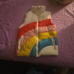 Colorful Puffer Vest 