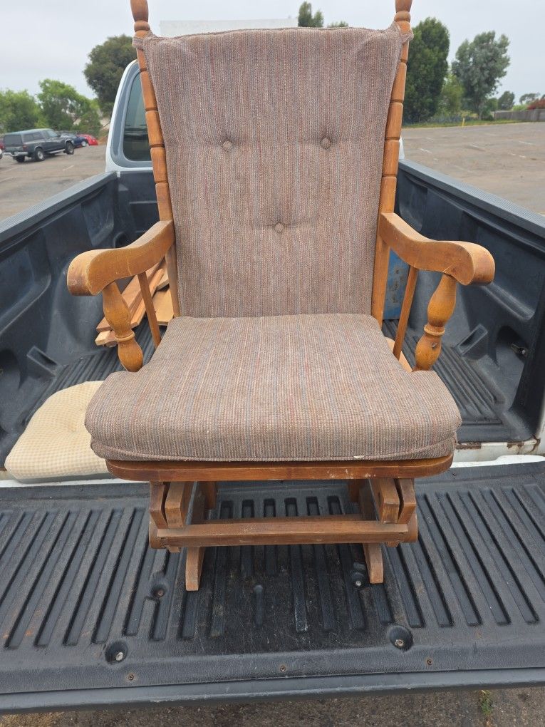 Vintage Pine Rocking Chair