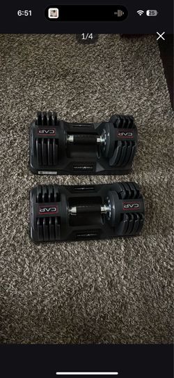 CAP adjustable dumbbells 5-25lbs