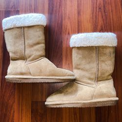 Bearpaw Marissa Suede/Sheepskin Women's Boots Size 7