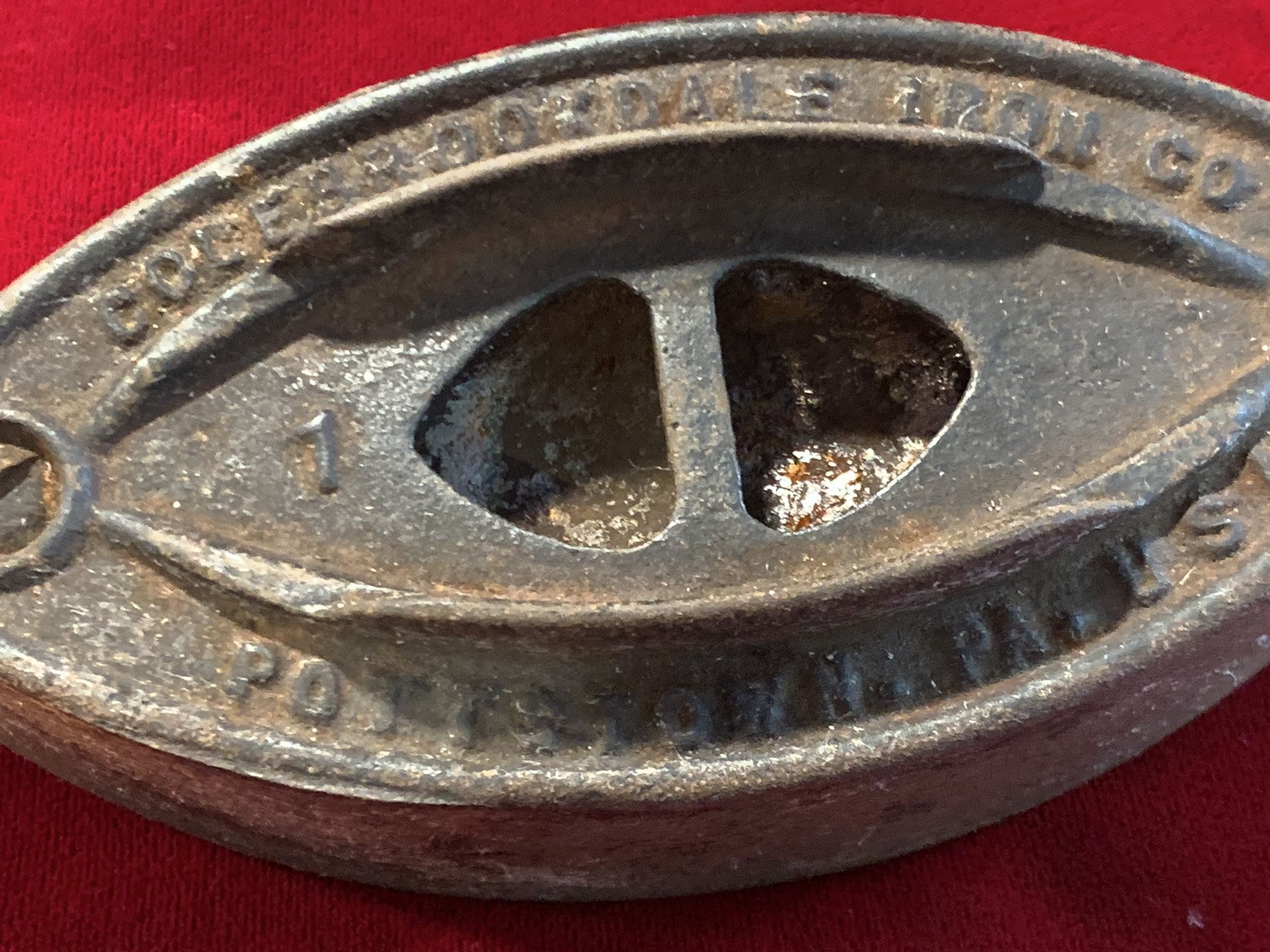 1900’s Colebrookedale Sad/Flat Iron From Pottstown, PA