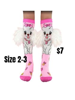 Kids Novelty Knee-High Socks Size 2-3 and 4-7❤️❤️❤️