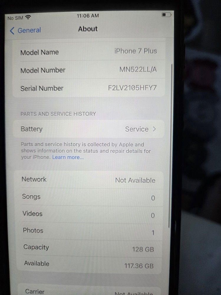 Iphone 7 Plus (B Condition)