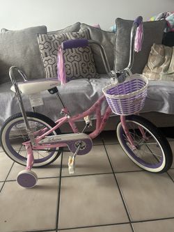 Girls Bicycle Almost New and kitchen plate