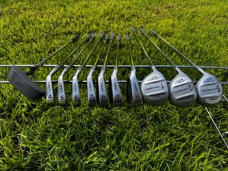 LEFT HANDED Complete 11-Piece Golf Club Set – Driver, 3W, 5W, 4-P Irons + Putter