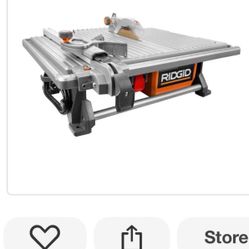 RIDGID 6.5-Amp 7 in. Blade Corded Table Top Wet Tile Saw