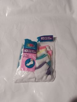 Fruit of the Loom Infant Girls Low Cut Socks - 9 Pack
