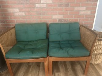 Danish teak loveseat MCM CFC Silkeborg Midcentury Modern Vintage