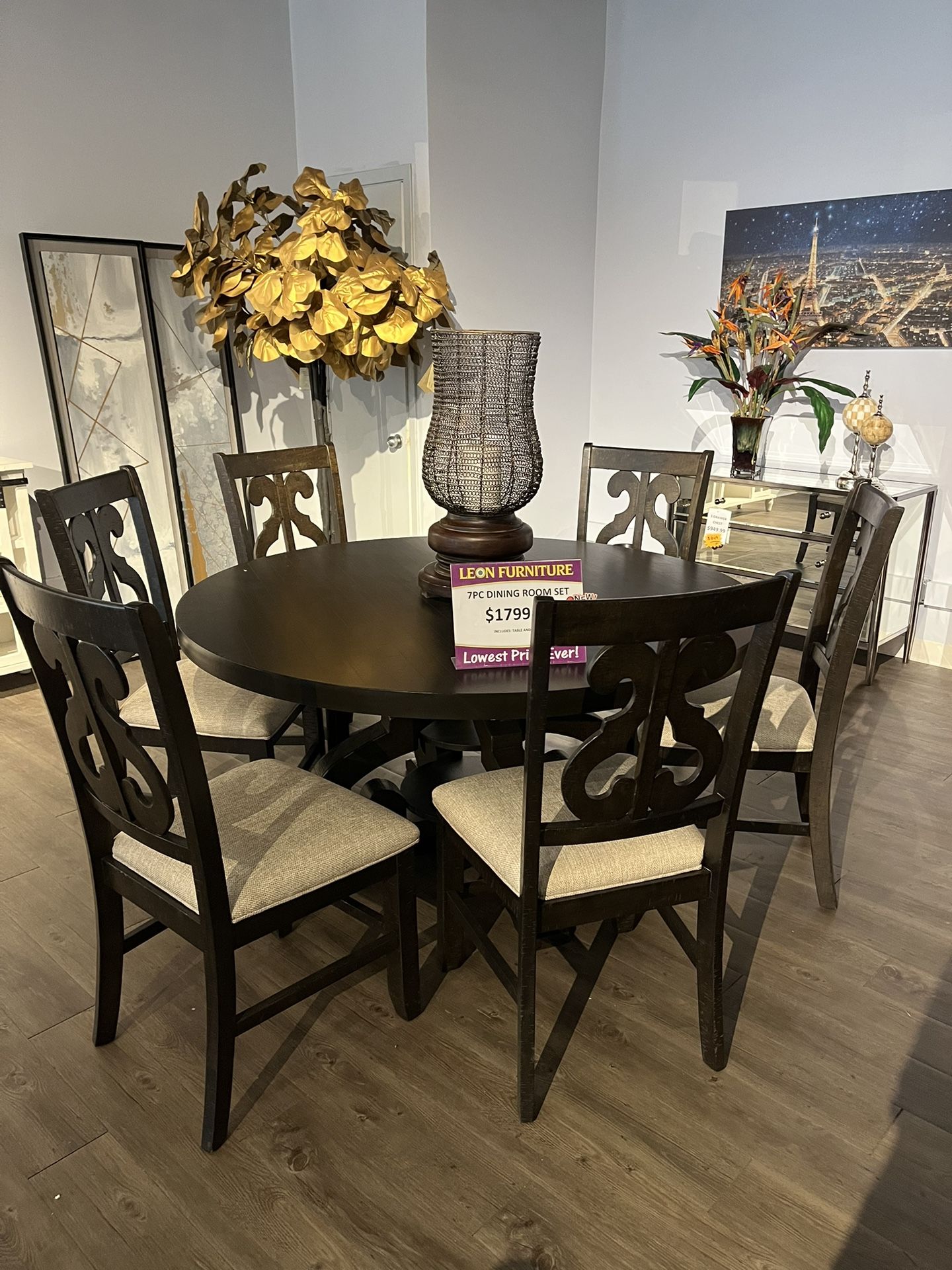 7pc Dining Room Set