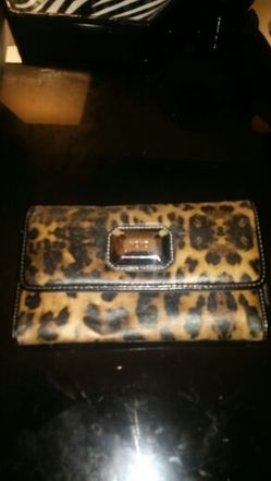 Cheetah print wallet