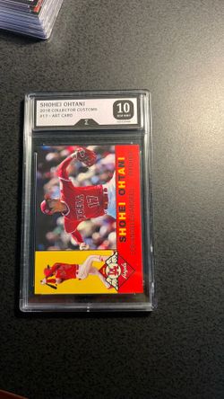 Ohtani 2018 Collector Customs Rookie- Grade 10