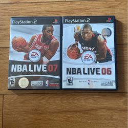 NBA LIVE 06. NBA LIVE 07. Play Station 3