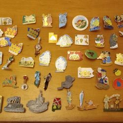 Vintage Jaycees Pins Disney Florida Georgia Mississippi  And More Lot Of 65