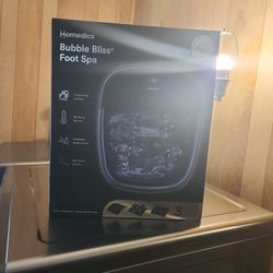 Brand New In The Box Bubble Bliss Foot Spa