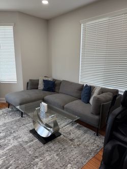 Sectional, Coffee Table and 6x9 carpet
