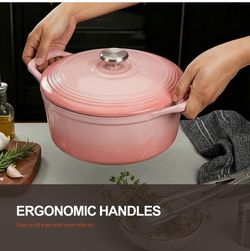 Overmount Enamel Cast Iron Dutch Oven