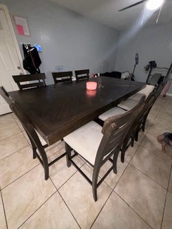 Kitchen wood table