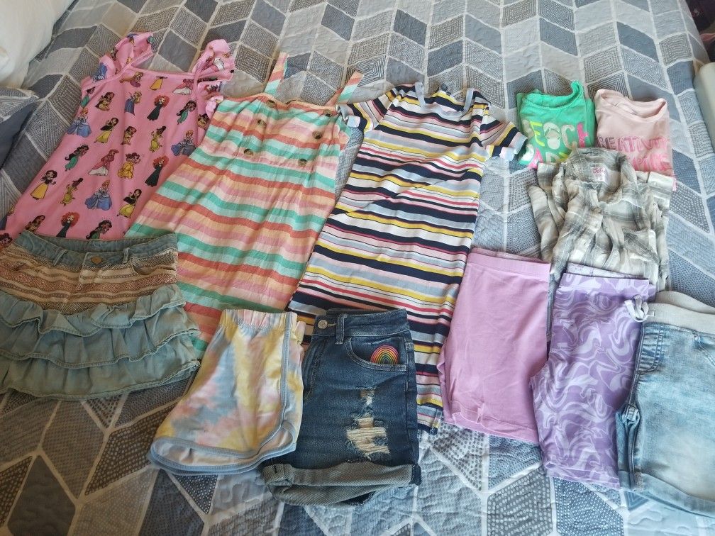 Girls Spring Summer Clothes Size 10-12 Lot