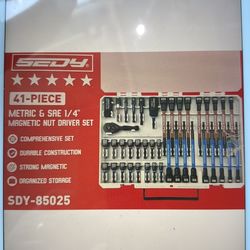 Tools 86 pcs magnetic nut driver set and more