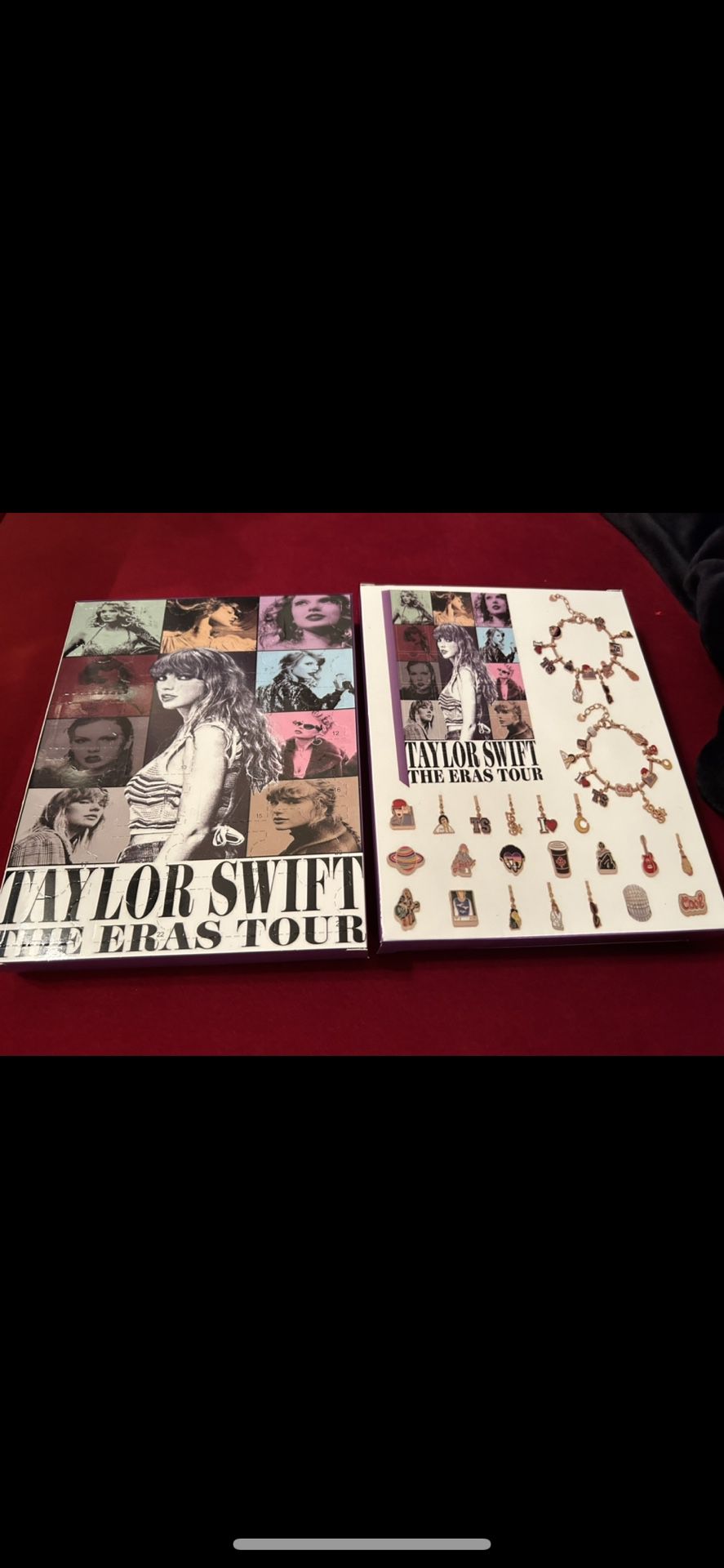 2 New Taylor Swift Charm Bracelet Advent Box Gift Set
