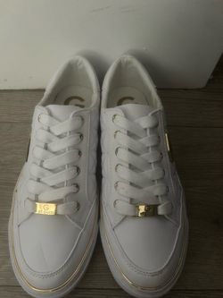 G by Guess White Low-Top Sneakers