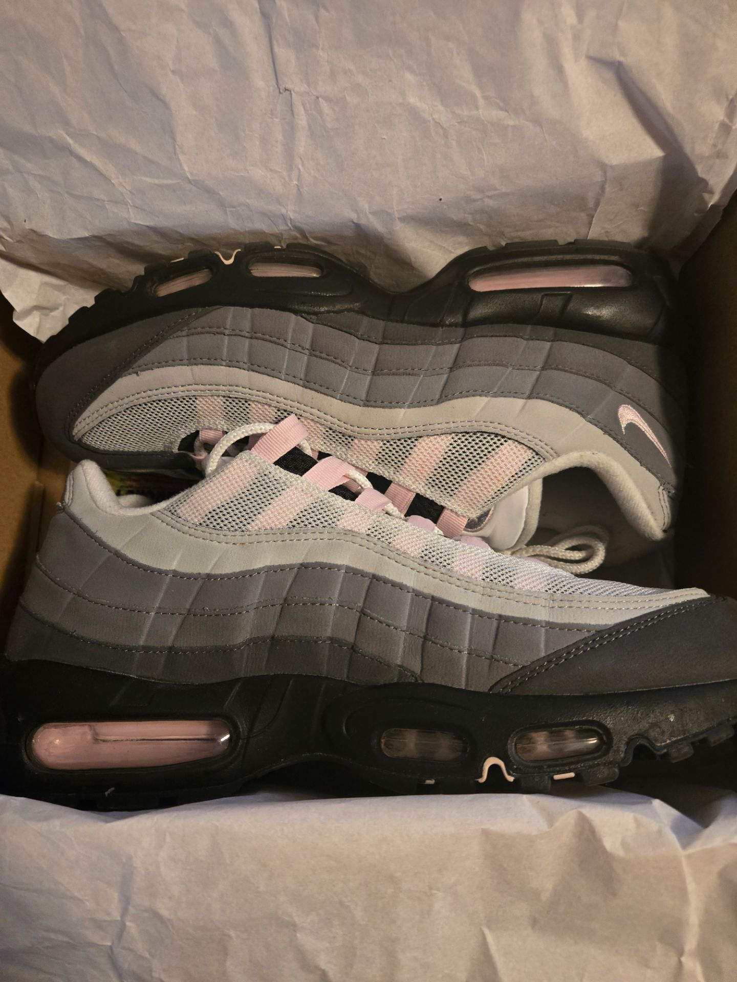 Nike airmax 95 gun smoke pink foam