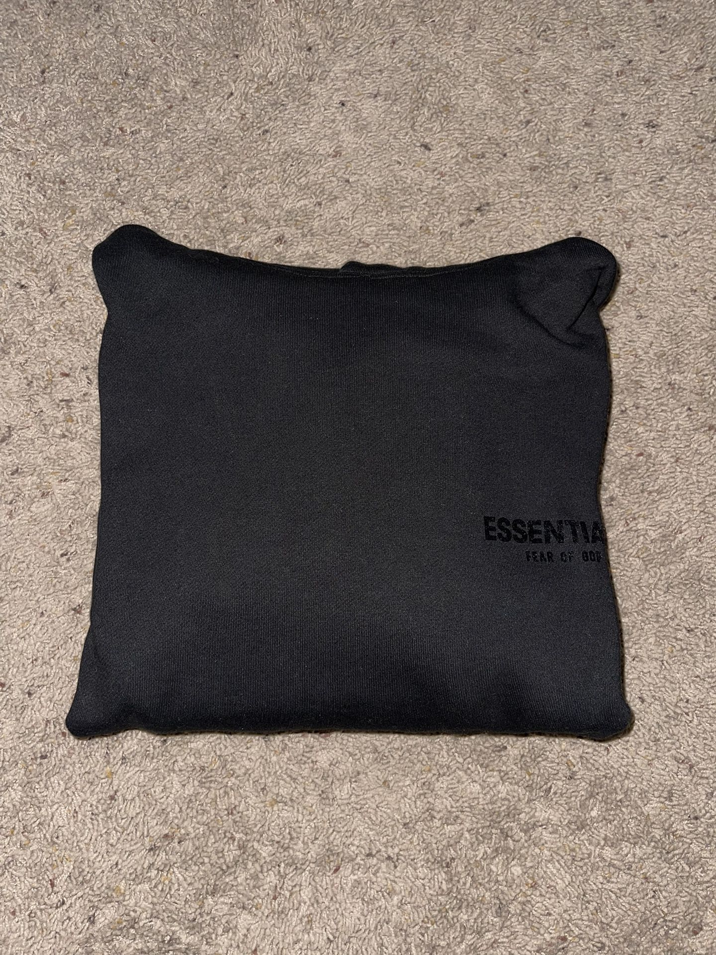Fear Of God Essential Black Hoodie