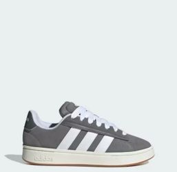 adidas Men's Grand Court Alpha 00s Shoes Gray/White, Size 10M
