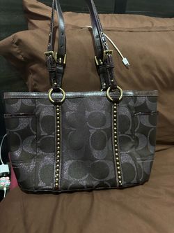 Vintage coach tote