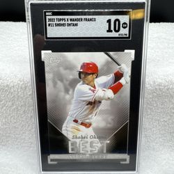 2022 Topps X Wander Franco BEST & BRIGHTEST #11 SHOHEI OHTANI SGC GEM MINT 10 