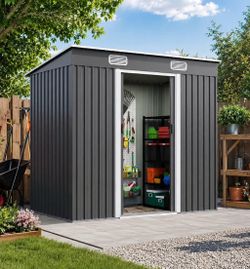 NEW 4x8 Metal Outdoor Storage Shed