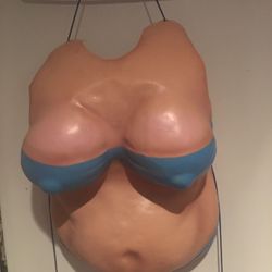 Vintage Bikini Halloween Costume Body Mold; Made in West Germany