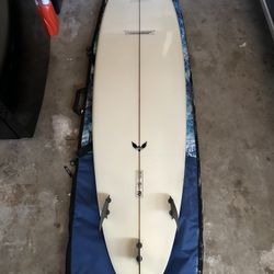 Modern Longboard Blackbird 7’ Surfboard With Dakine Bag