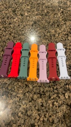Silicone watch bands